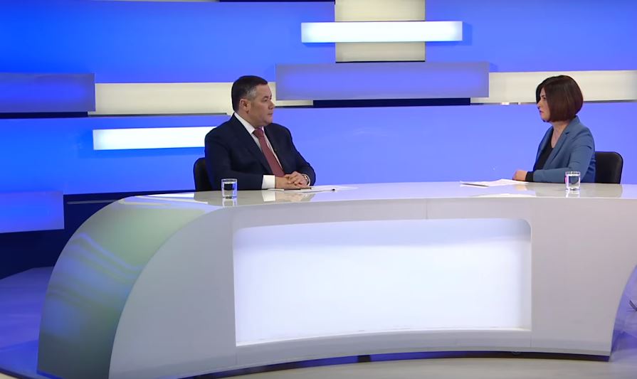 Игорь Руденя ответил на актуальные вопросы в прямом эфире
