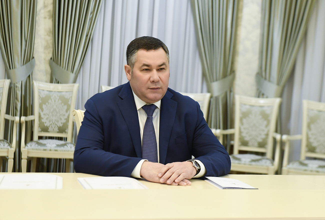 Игорь Руденя провел встречу с главой Осташковского городского округа
