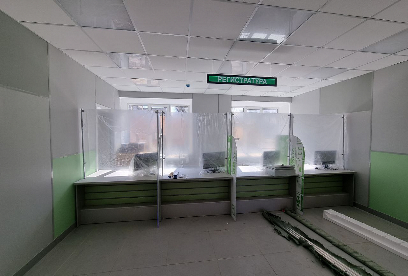 Завершается капитальный ремонт части взрослой поликлиники Конаковской центральной районной больницы