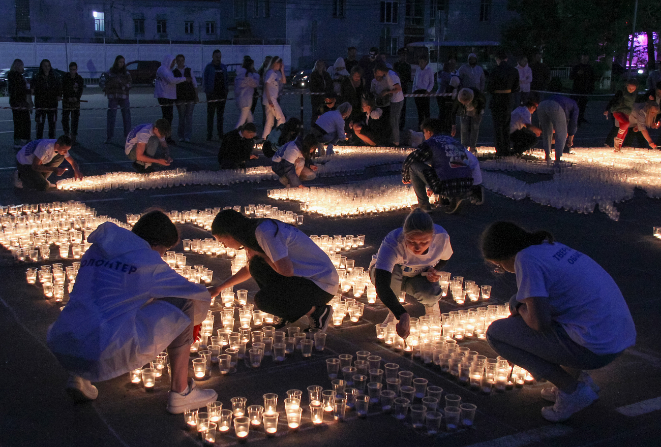 В муниципалитетах Тверской области прошла акция Свеча памяти