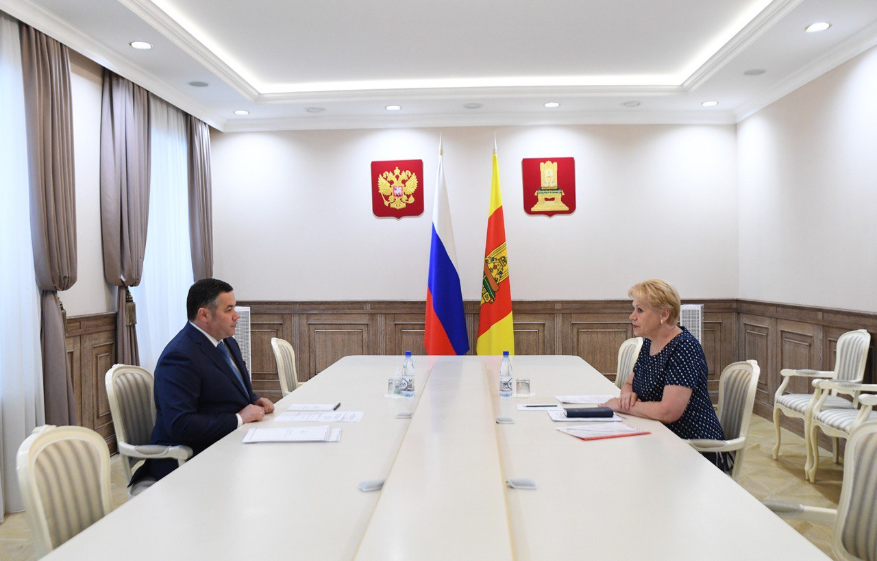 Губернатор Игорь Руденя провёл встречу с главой ЗАТО Озёрный