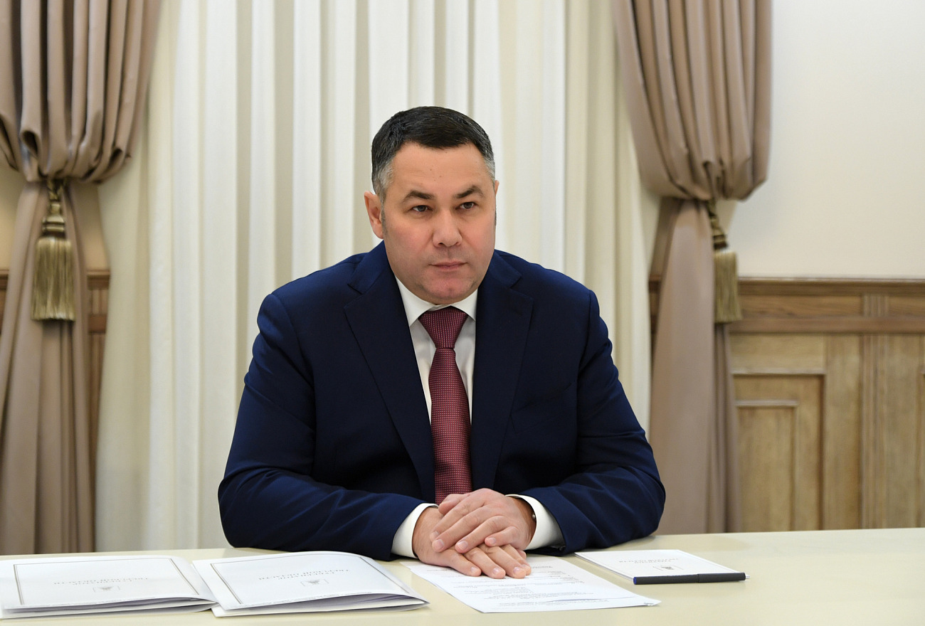 Игорь Руденя провел встречу с главой Калининского района Андреем Зайцевым