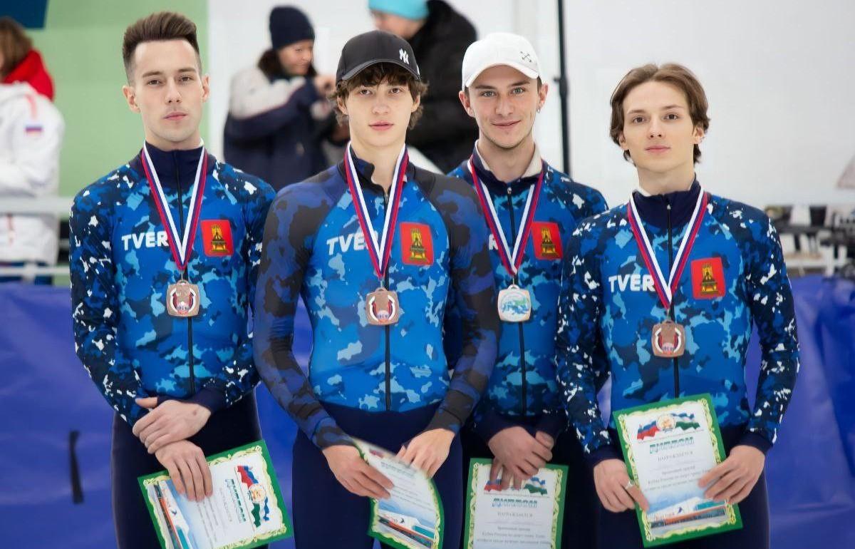 Тверские спортсмены завоевали бронзу третьего этапа Кубка России по шорт-треку