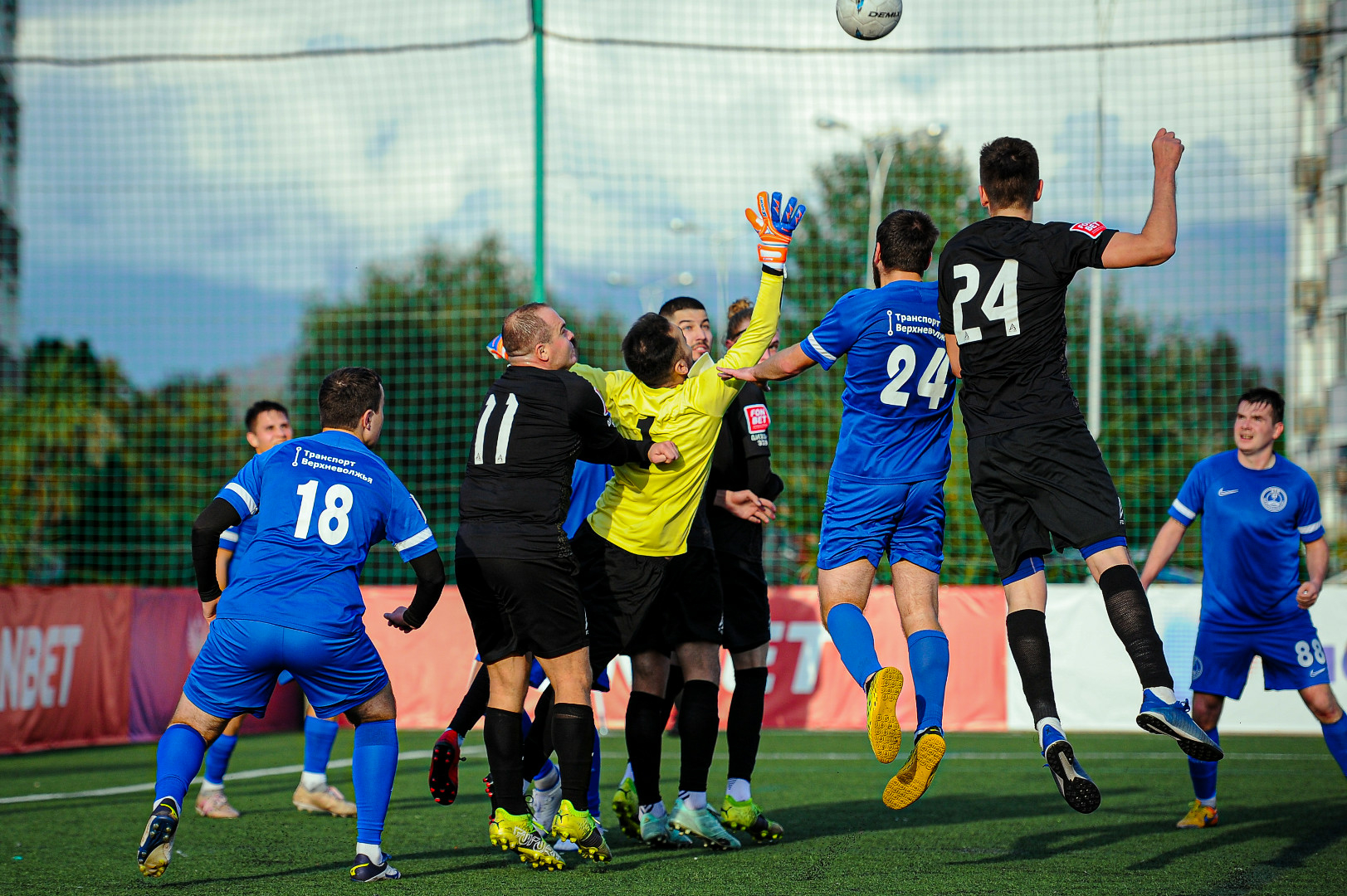 Команда из Тверской области приняла участие в первом чемпионате России по футболу 8Х8