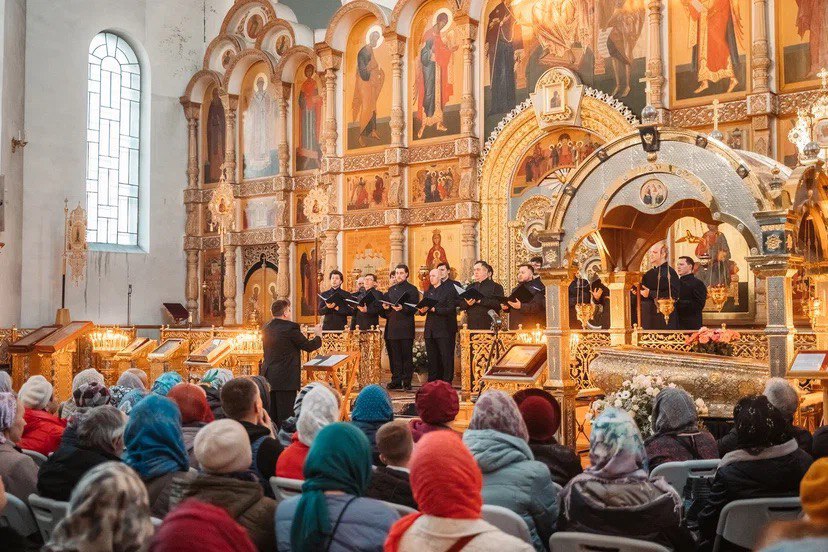 В Воскресенском кафедральном соборе Твери выступил хор Сретенского монастыря
