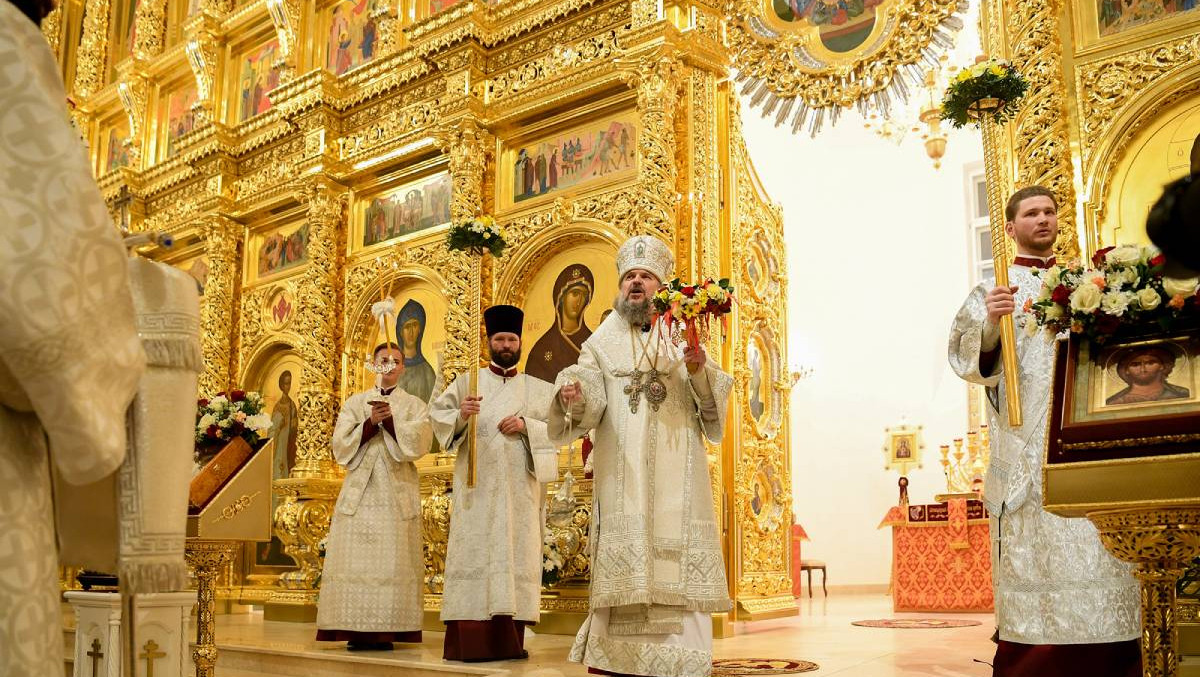 В Спасо-Преображенском соборе Твери впервые за 101 год прошла Пасхальная  служба