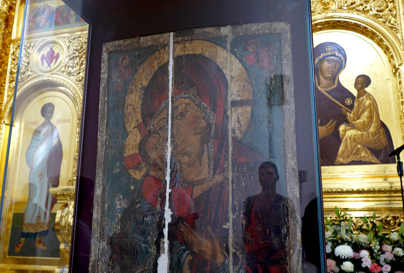 В Спасо-Преображенском соборе Твери находится древнейшая икона Верхневолжья